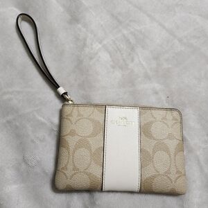 Coach Tan Wristlet